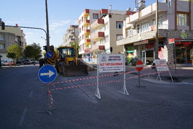 Adıyaman Belediyesi Alt Yapı Çalışmalarına Devam Ediyor