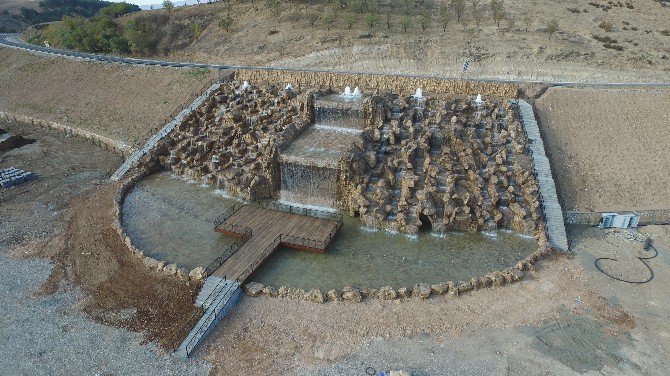 Beşpınar Vadisinin Güzelliği Gökyüzünden Görüntülendi