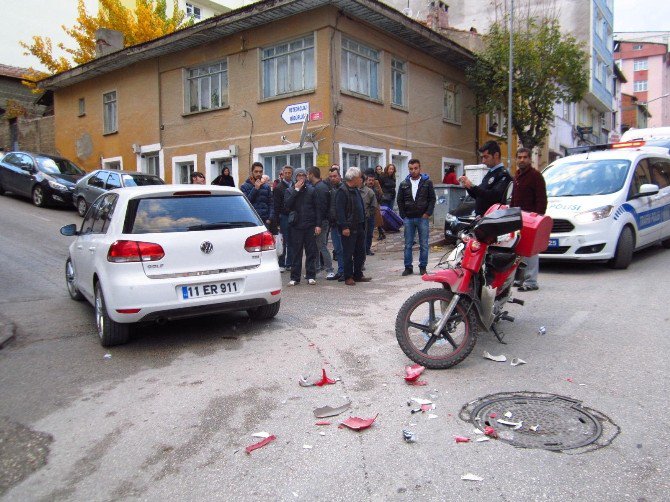 Bilecik’te Trafik Kazası,1 Yaralı