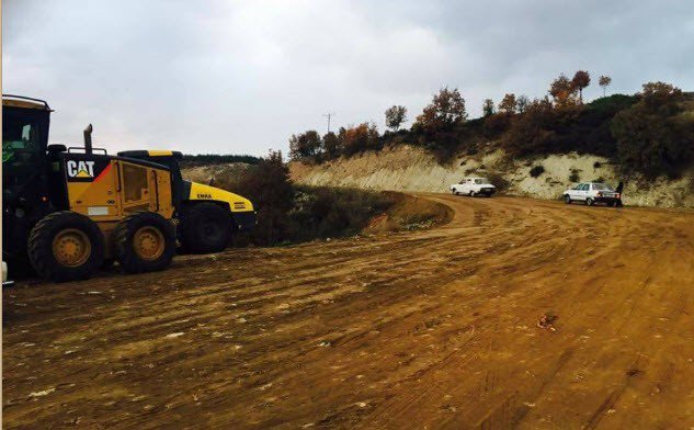 Şükrü Nazlı, Yağıllar Köyünde Yapımını Devam Eden Grup Yolu Çalışmalarını İnceledi