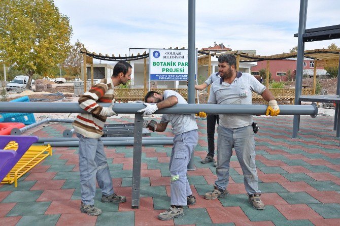 Botanik Parka Oyun Grupları Yerleştirildi