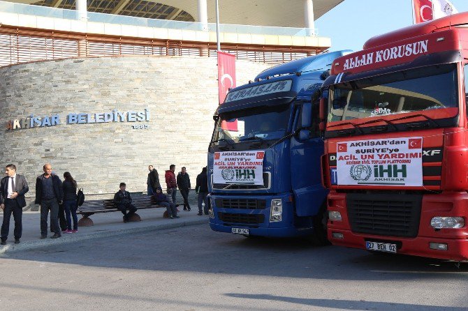 Akhisar’dan Suriye’ye 50 Ton Un Yardımı