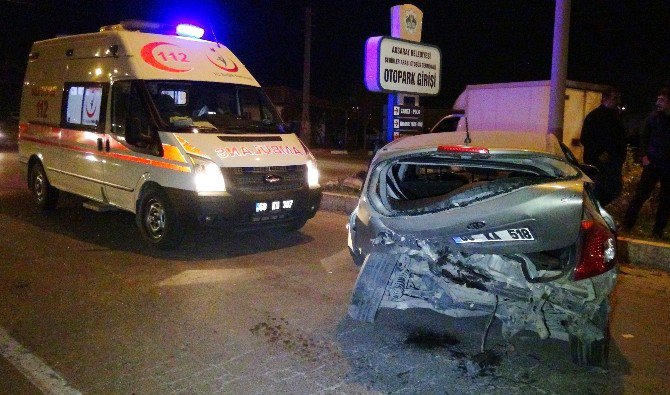 Aksaray’da Trafik Kazası: 2 Yaralı