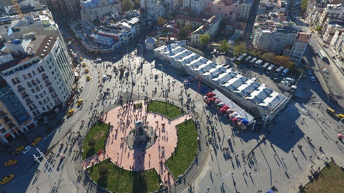 Atatürk Kültür Merkezi’nin Son Hali Havadan Görüntülendi