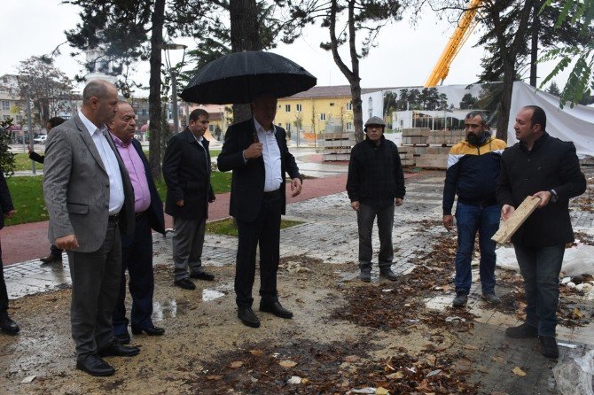 Başkan Konuralp Çeşmesi Çalışmalarını İnceledi