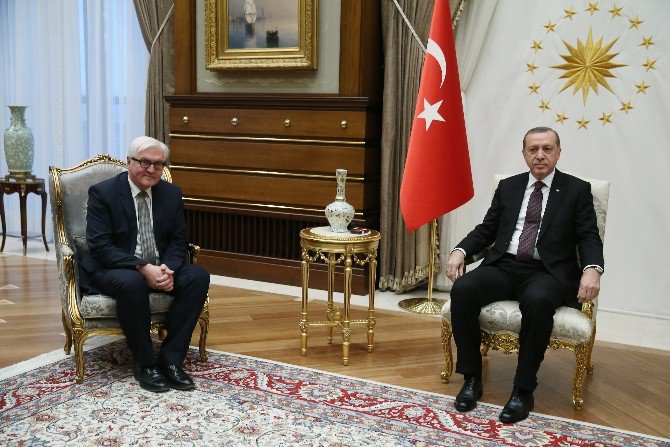 Cumhurbaşkanı Erdoğan, Almanya Dışişleri Bakanı Steinmeier İle Görüştü