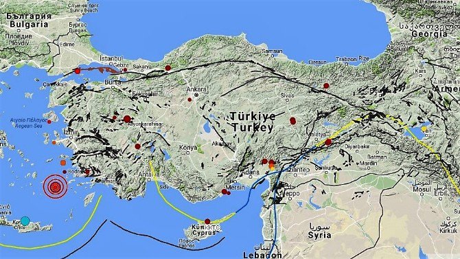 Ege’de 1 Saatte 9 Büyük Deprem