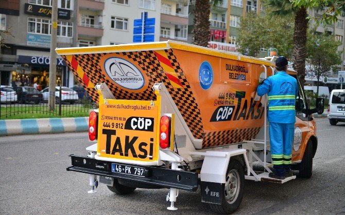 Kahramanmaraş ’Çöp’ Taksiyle Temizlenecek