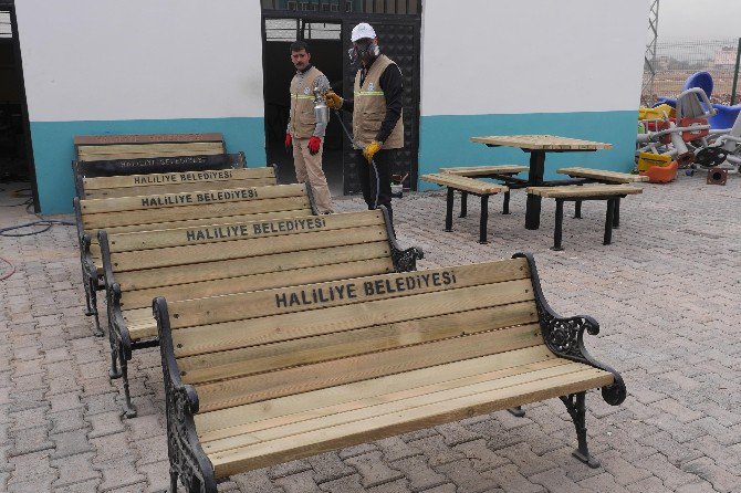 Haliliye Belediyesi Park Ve Bahçelerde Geri Dönüşümü Sağlıyor