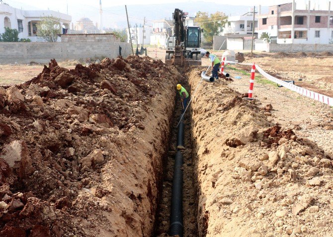 Reyhanlı’da Kanalizasyon Çalışmaları