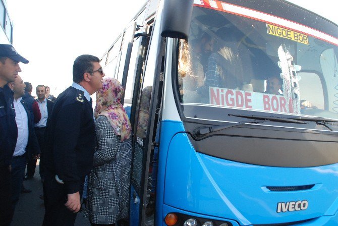 Niğde’de Otobüsçüler Arasında Tehlikeli Gerginlik