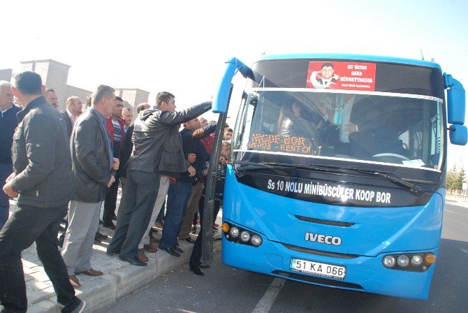 Niğde’de Otobüsçüler Arasında Tehlikeli Gerginlik