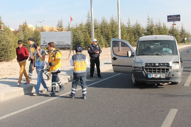 Niğde’de Otomobil Takla Attı; 1 Yaralı