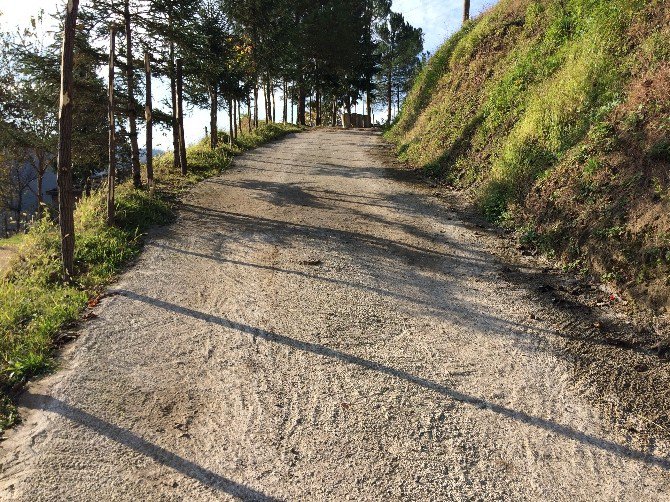 Fatsa Belediyesi’nden Kırsalda Yol Çalışması