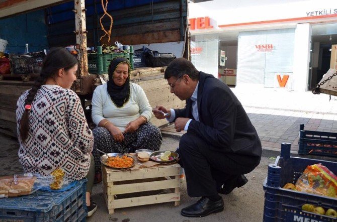 Silifke Belediye Başkanı Turgut, Pazarcı Esnafını Dinledi