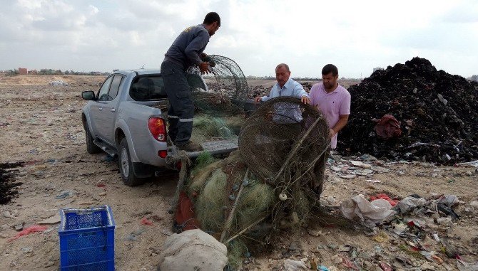 Kilometrelerce Uzunluktaki Misina Ağlar İmha Edildi