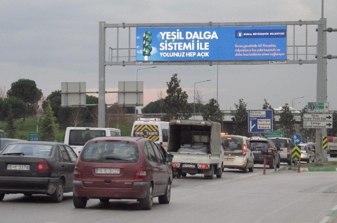 Bursa’da 65 Kavşağa Yeşil Dalga Sistemi