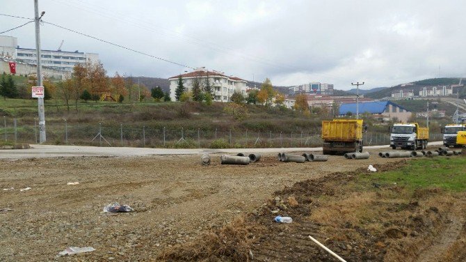 Düzce Üniversitesi Yolu Genişletiliyor