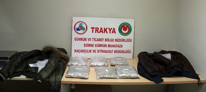 Kapıkule’de 3 Kilo Esrar Ele Geçirildi