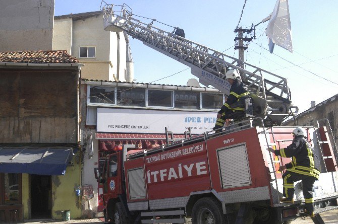 Tekirdağ’da Korkutan Yangın