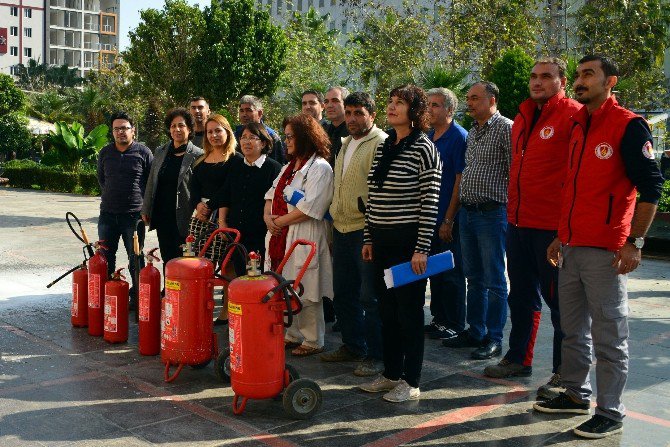 Belediye Personeline Yangın Söndürme Ve İlkyardım Eğitimi