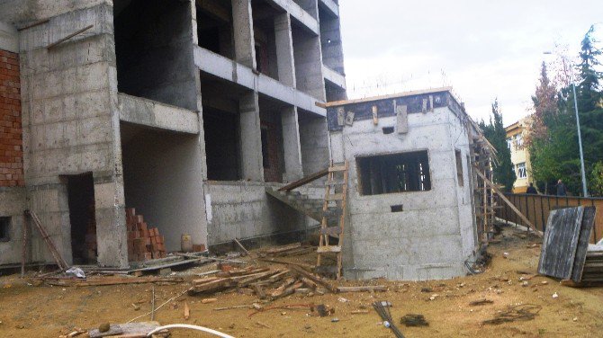 Çarşı Polis Merkezi Amirliği Binasının Kaba İnşaatının Tamamlandı