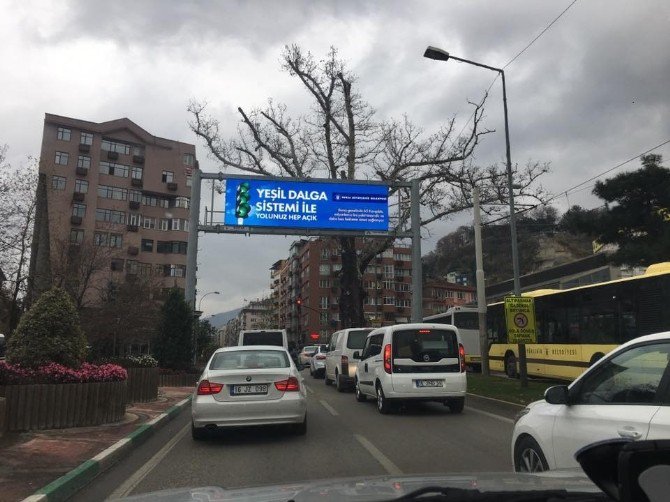 Bursa’da 65 Kavşağa Yeşil Dalga Sistemi