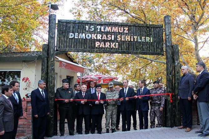 Egemenlik Parkı 15 Temmuz Demokrasi Şehitleri Parkı Oldu