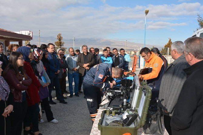 Öğrencilere Afad’ı Anlattılar