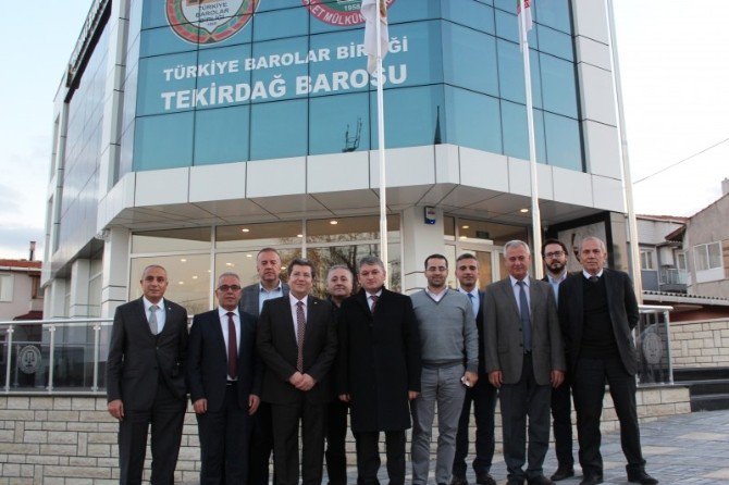 Tekirdağ Tso’dan Tekirdağ Barosu’na “Hayırlı Olsun” Ziyareti