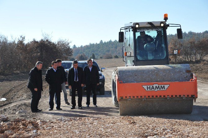 Başkan Bakıcı Yol Çalışmalarında