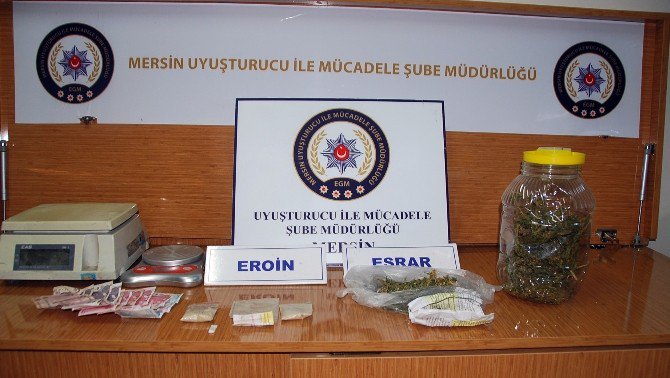 Mersin Polisinden Uyuşturucu Operasyonu