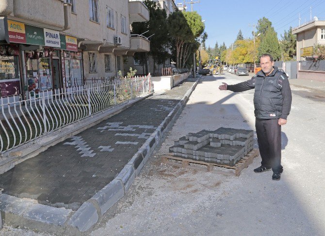 Şehitkamil’den Budak Mahallesine Kaldırım Çalışması