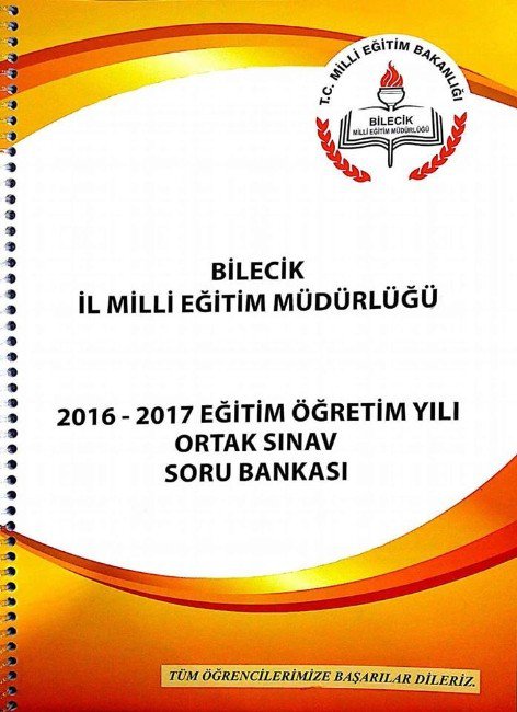 Bilecik İl Milli Eğitim Müdürlüğü’nden Öğrencilere Soru Bankası