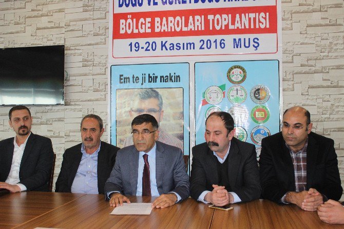 Baro Başkanları Muş’ta Toplandı