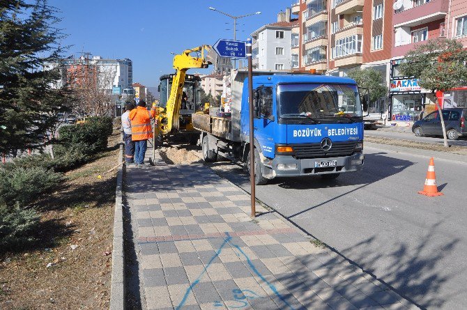 Bozüyük’te Yeni Kavşak Çalışmaları Başladı