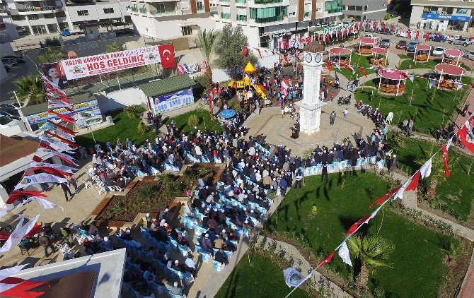 Kumluca’nın İlk Saat Kuleli Parkı Törenle Açıldı