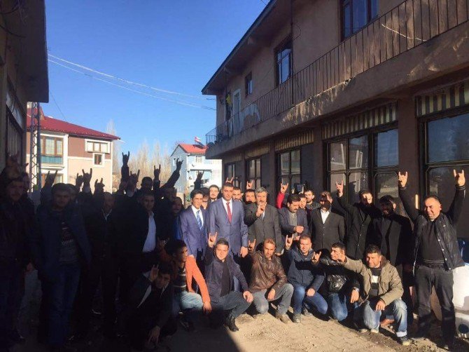 Akyaka Ülkü Ocakları Başkanlığı’nın Açılışı Yapıldı