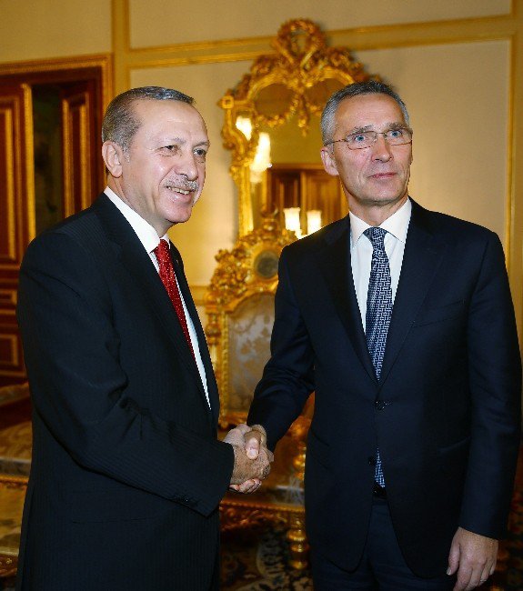 Cumhurbaşkanı Erdoğan, Nato Genel Sekreteri Stoltenberg’i Kabul Etti