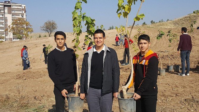 Ted Öğrencileri Harçlıklarıyla Fidan Dikti