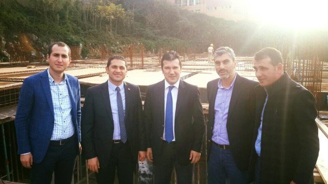 Karaduman Spor Tesisleri İnşaatını İnceledi