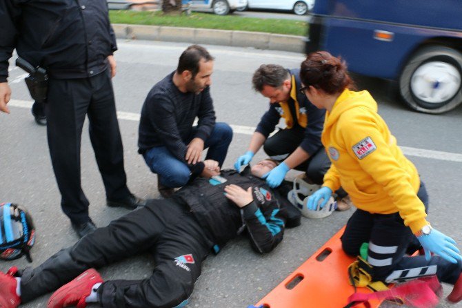 İlacını Almayı Unutunca Motosikletiyle Kaza Yaptı