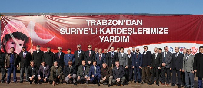 Trabzon’dan Suriyeli Mülteciler İçin Yardım Tır’ları Yola Çıktı