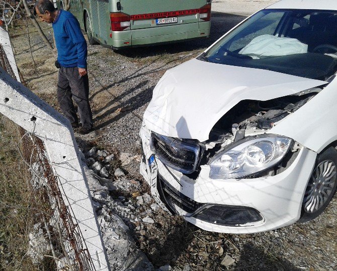 Tekirdağ’da İşçi Servisi İle Otomobil Çarpıştı: 5 Yaralı