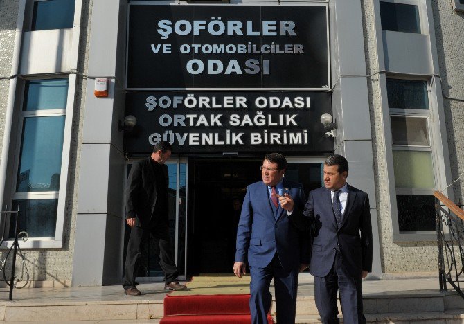 Vali Çelik, Eskişehir Şoförler Ve Otomobilciler Odası’nı Ziyaret Etti