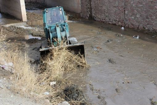 Özalp İlçesinde Dere Yatağı Islah Çalışması