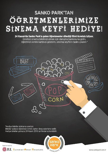 Sanko Park’tan Öğretmenlere Sinema Keyfi