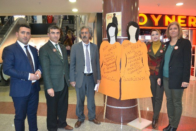 Erzurum’da ’Kadına Yönelik Şiddetin Ortadan Kaldırılması İçin Uluslararası Mücadele Ve Dayanışma Günü’ Etkinlikleri