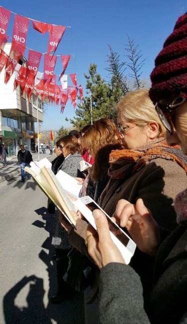 Chp Gölbaşı İlçe Başkanlığı Nutuk Okuyarak Öğretmenler Günü’nü Kutladı