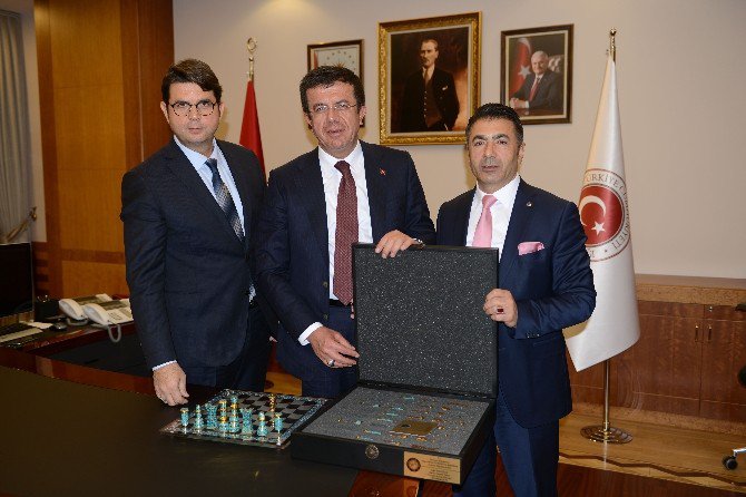 Denizli Ticaret Odası, Bakan Zeybekci’yi Ziyaret Etti